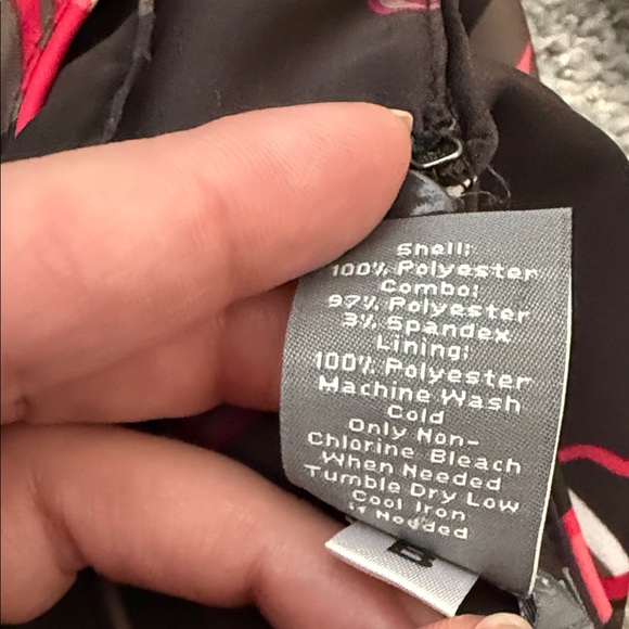 Ann Taylor Floral Sleeveless Dress - Pink and Brown - Picture 8 of 8